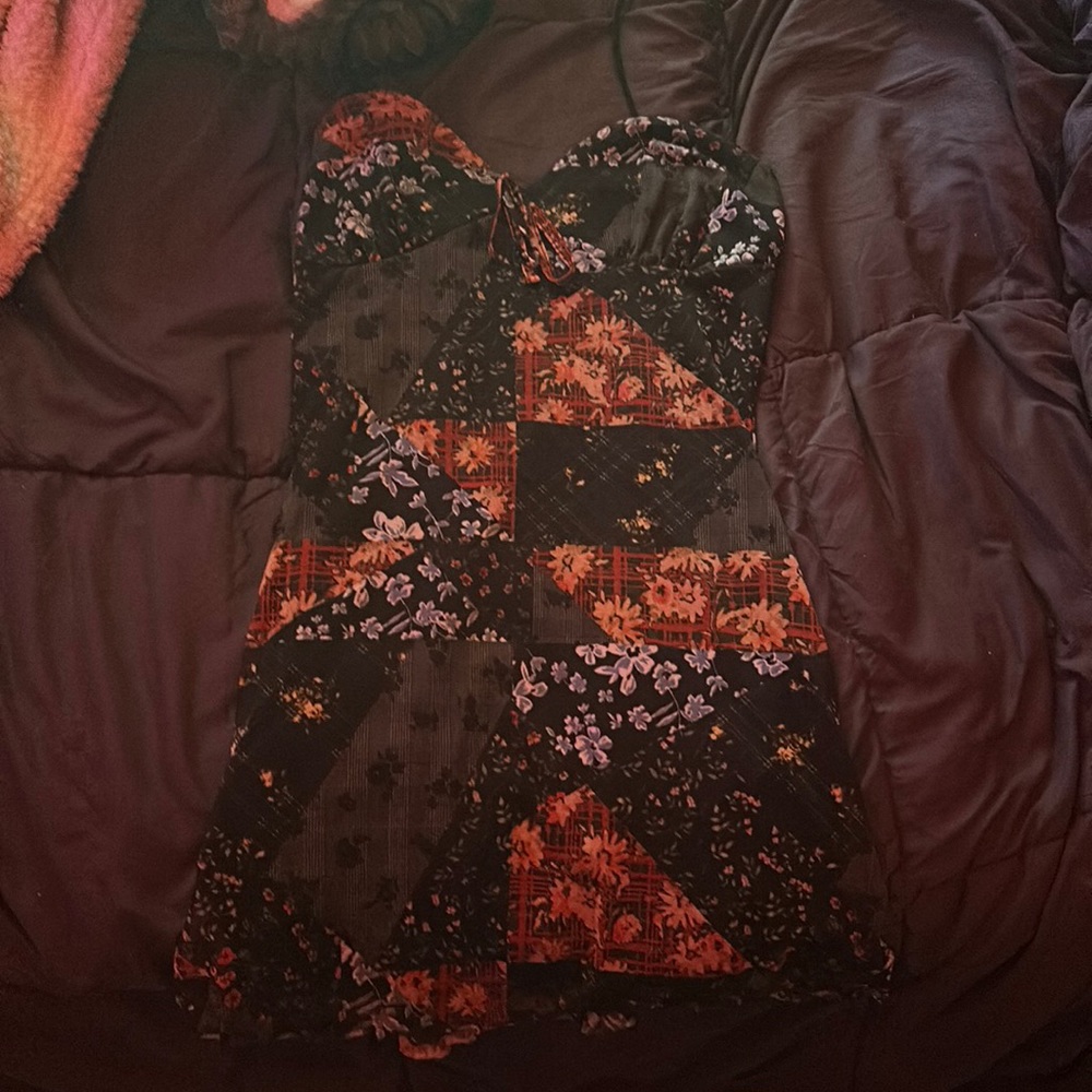 mini flower dress
